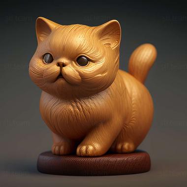 3D model Munchkin cat (STL)